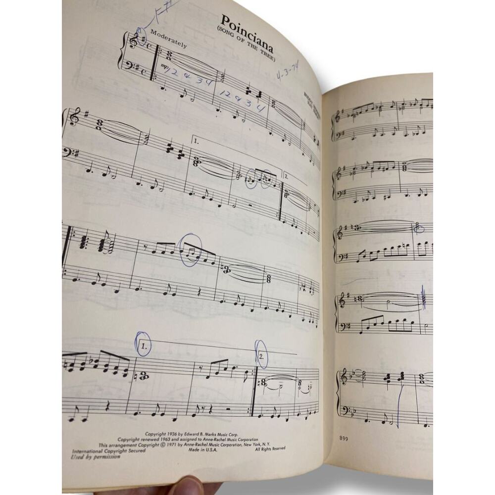 Vintage John Lanes Intermediate Piano Solos Book Two Big 3 - Picture 7 of 8